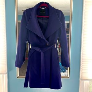 Ivanka Trump Cobalt Wool Pea Coat
